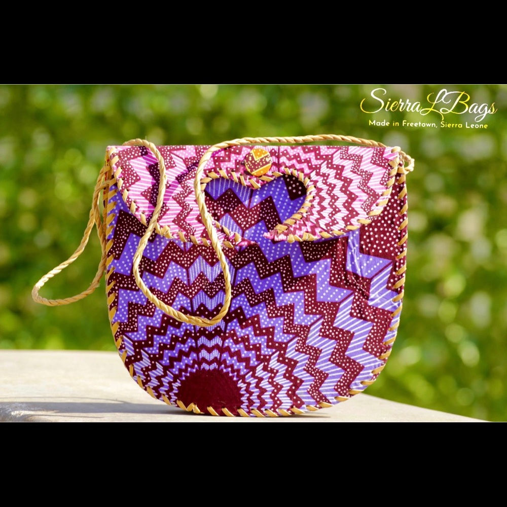Pink & Purple Crossbody Bag